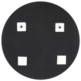 Temple &amp; Webster Tate 600mm Round Frameless Wall Mirror