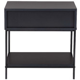 Temple &amp; Webster Black Baxter Bedside Table