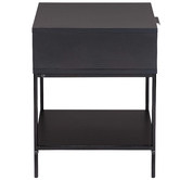Temple &amp; Webster Black Baxter Bedside Table