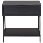 Temple &amp; Webster Black Baxter Bedside Table