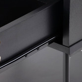Temple &amp; Webster Black Baxter Bedside Table