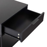Temple &amp; Webster Black Baxter Bedside Table
