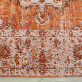 Temple &amp; Webster Aria Vintage-Style Cotton-Blend Rug