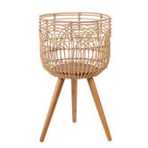 Temple &amp; Webster Natural Astrid Woven Plant Pot Holder