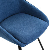 Temple &amp; Webster Nappa Upholstered Swivel Dining Chairs