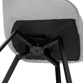 Temple &amp; Webster Nappa Upholstered Swivel Dining Chairs