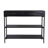 Temple &amp; Webster Black Immy Console Table
