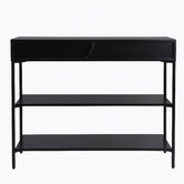 Temple &amp; Webster Black Immy Console Table