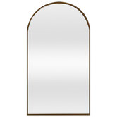 Temple &amp; Webster Tate Arched Metal Wall Mirror
