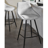 Temple &amp; Webster 67cm Nappa High Back Barstools
