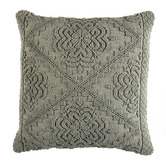 Temple &amp; Webster Edie Hand-Loomed Cotton Cushion