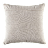 Temple &amp; Webster White Edie Hand-Loomed Cotton Cushion
