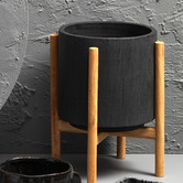 Temple &amp; Webster Coda Plant Pot on Stand