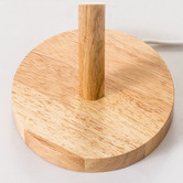 Temple &amp; Webster 45cm Leger Wooden Table Lamp