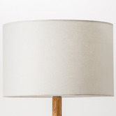 Temple &amp; Webster 45cm Leger Wooden Table Lamp