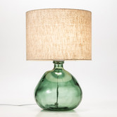 Temple &amp; Webster Valencia 41.5cm Glass Table Lamp