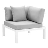 Temple &amp; Webster 5 Seater Lyle Aluminium Outdoor Lounge Set