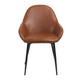 Temple &amp; Webster Frankie Faux Leather Dining Chairs