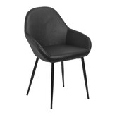 Temple &amp; Webster Frankie Faux Leather Dining Chairs