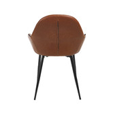 Temple &amp; Webster Frankie Faux Leather Dining Chairs