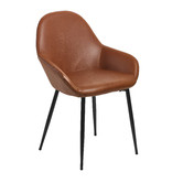 Temple &amp; Webster Frankie Faux Leather Dining Chairs