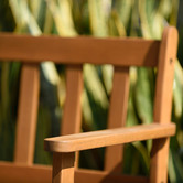 Temple &amp; Webster 2 Seater Lanai Wooden Outdoor Garden Bench