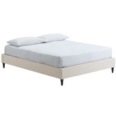 Temple &amp; Webster Oat White Charlotte Bed Base