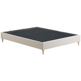 Temple &amp; Webster Oat White Charlotte Bed Base