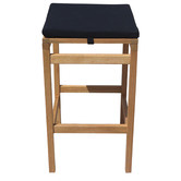 Temple &amp; Webster 4 Seater Verona Wooden Outdoor Bar Table Set