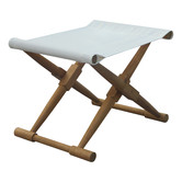 Temple &amp; Webster Belize Wooden Outdoor Deck Chair &amp; Footstool Set