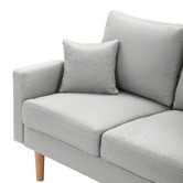 Temple &amp; Webster Andor 3 Seater Fabric Sofa