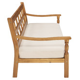 Temple &amp; Webster Ibiza Acacia Outdoor Daybed with Cushion
