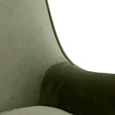 Temple &amp; Webster Shelley Velvet Armchair
