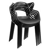 Temple &amp; Webster Lola UV-Stabilised Stackable Outdoor Dining Chairs