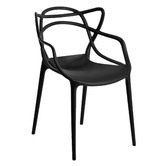 Temple &amp; Webster Lola UV-Stabilised Stackable Outdoor Dining Chairs