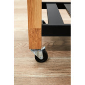 Temple &amp; Webster Memphis Wooden Kitchen Island Trolley