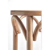 Temple &amp; Webster 2 Seater Rhodes Kitchen Island Bench &amp; Luca Stool Set