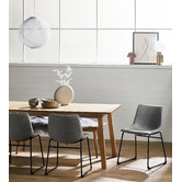 Temple &amp; Webster 180cm Natural Oak Wood Dining Table