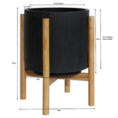 Temple &amp; Webster Coda Plant Pot on Stand