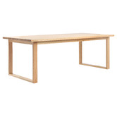 Temple &amp; Webster Natural Dining Table &amp; Bench Set
