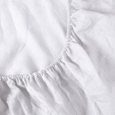 Temple &amp; Webster Pure French Flax Linen Fitted Sheet