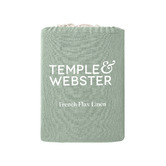Temple &amp; Webster Pure French Flax Linen Fitted Sheet