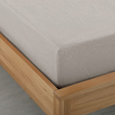 Temple &amp; Webster Pure French Flax Linen Fitted Sheet