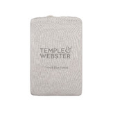 Temple &amp; Webster Pure French Flax Linen Standard Pillowcases