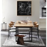 Temple &amp; Webster 40cm White Serena Round Italian Carrara Marble Side Table