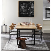 Temple &amp; Webster 40cm White Serena Round Italian Carrara Marble Side Table