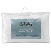 Temple &amp; Webster Down Alternative Pillow &amp; Quilt Set