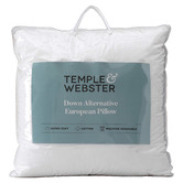 Temple &amp; Webster Ultrasoft Down Alternative European Pillow