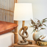 Temple &amp; Webster 60cm Reef Rope Table Lamp