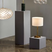Temple &amp; Webster Gilt Brushed Brass Table Lamp